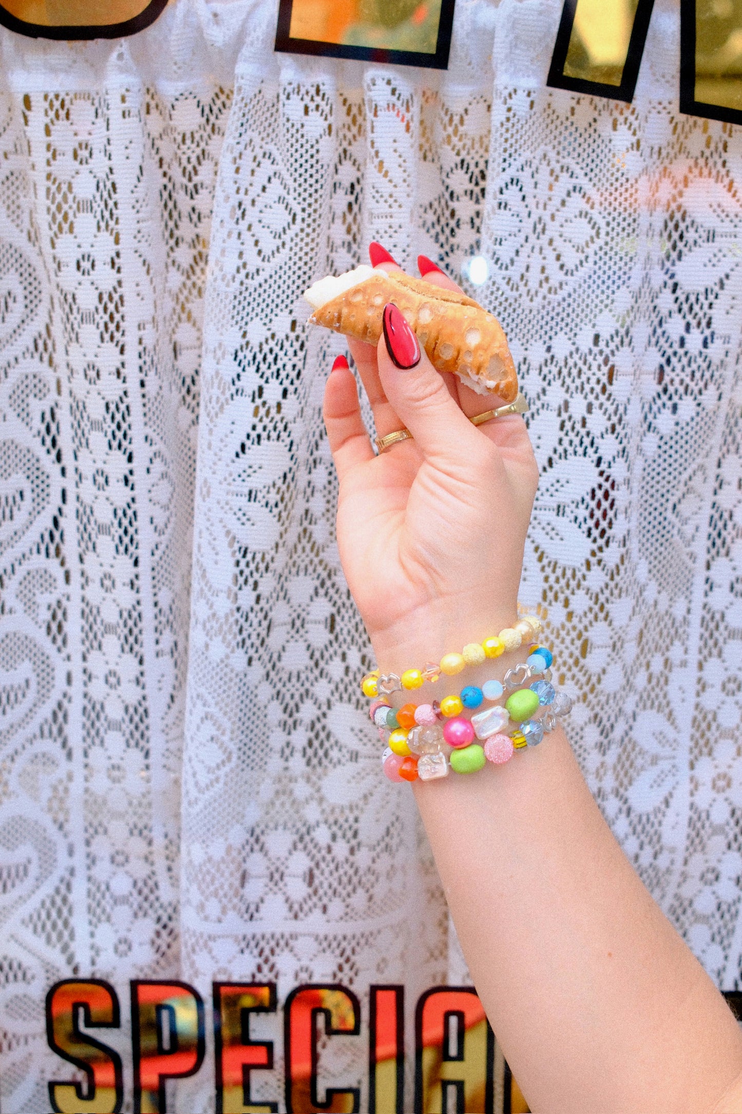 Vintage 60's Mixed Bead Bracelet