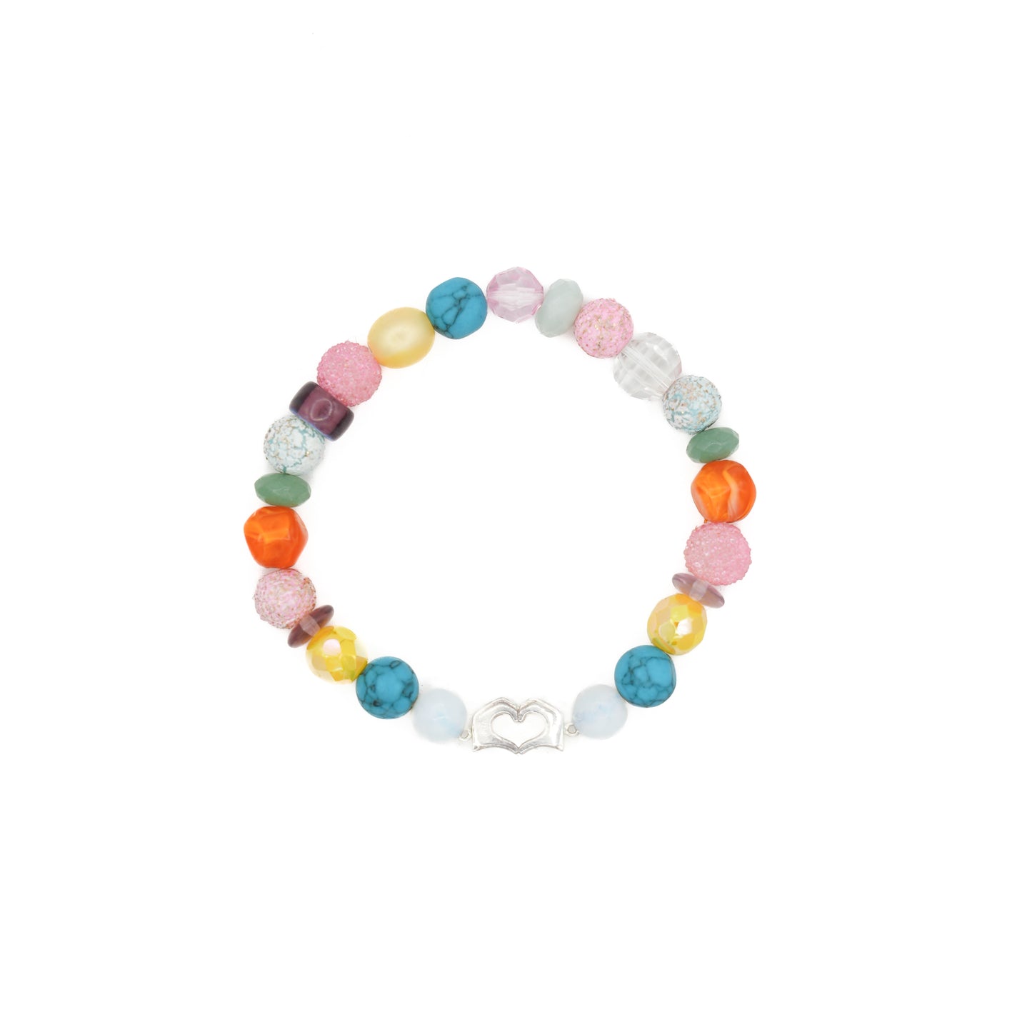 Fun Mixed Glass & Vintage Bead Bracelet