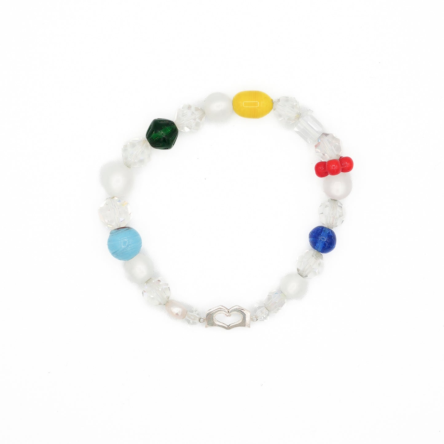 Primary Color Mixed Bead Bracelet