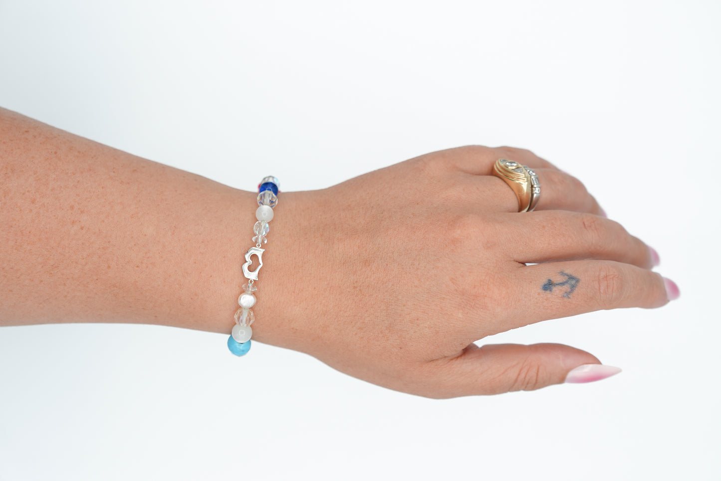 Primary Color Mixed Bead Bracelet