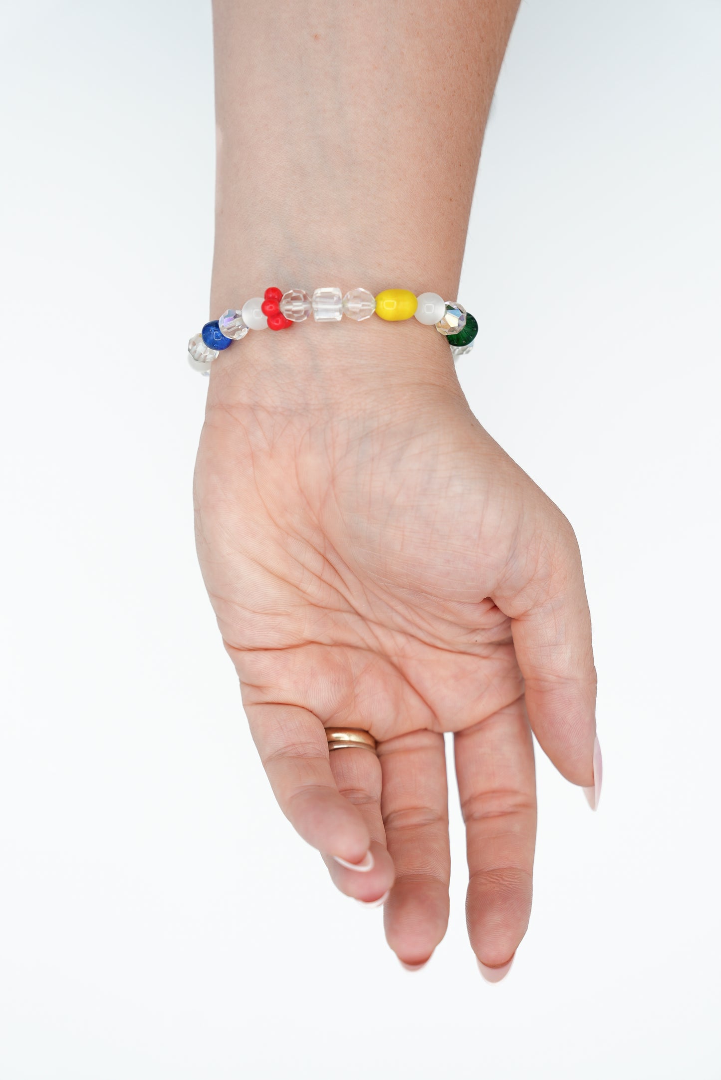 Primary Color Mixed Bead Bracelet