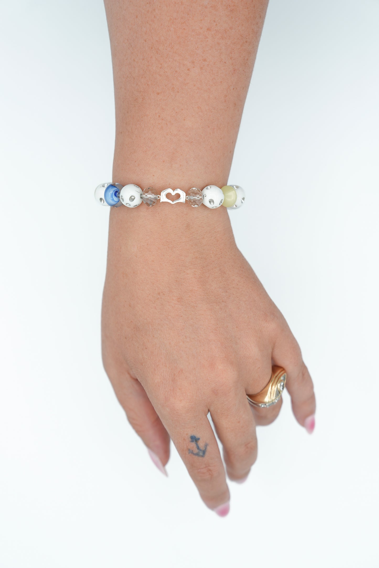 Chunky Mixed Vintage Bead Bracelet