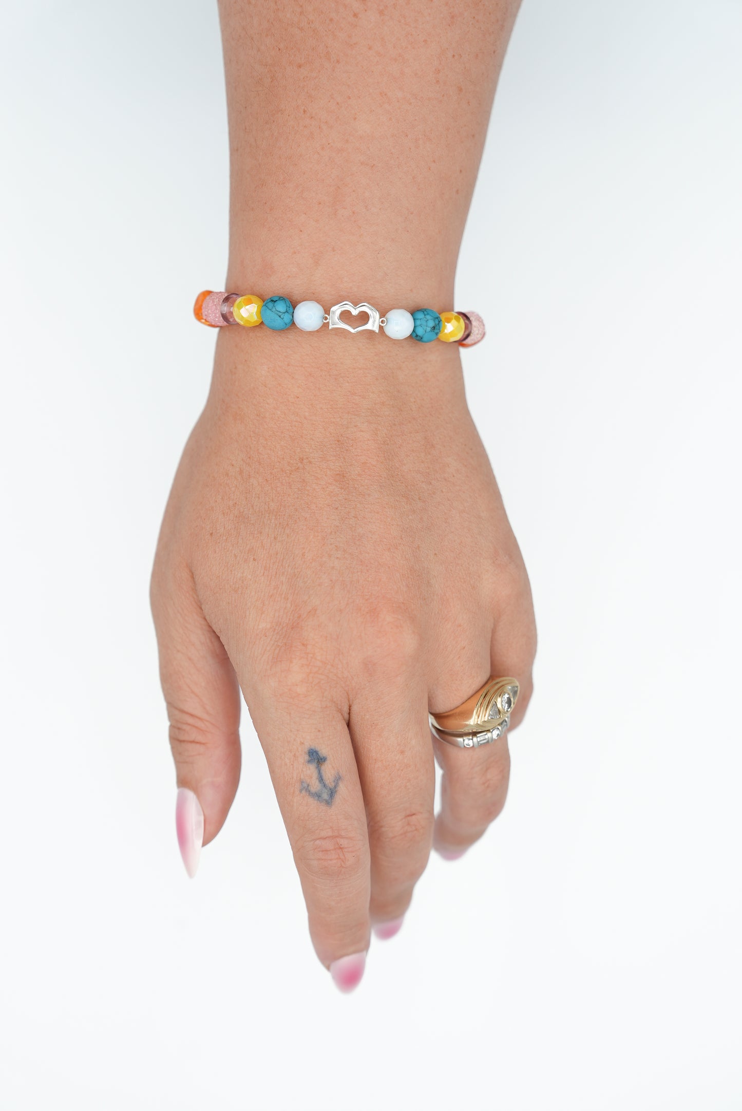 Fun Mixed Glass & Vintage Bead Bracelet