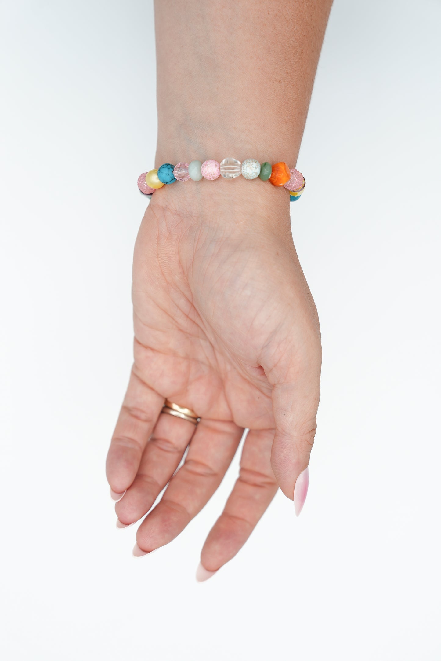 Fun Mixed Glass & Vintage Bead Bracelet