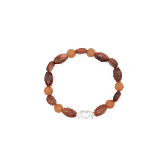 Vintage Goldstone Beaded Bracelet