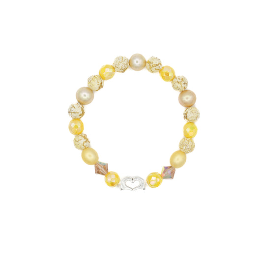 Vintage 60's Mixed Bead Bracelet