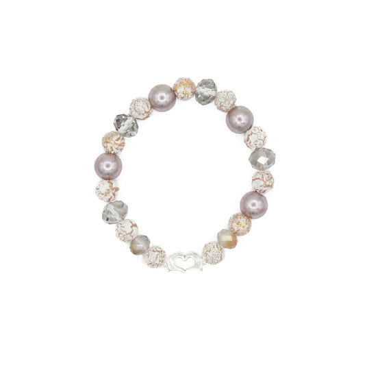 Mixed Texture Beaded Bracelet