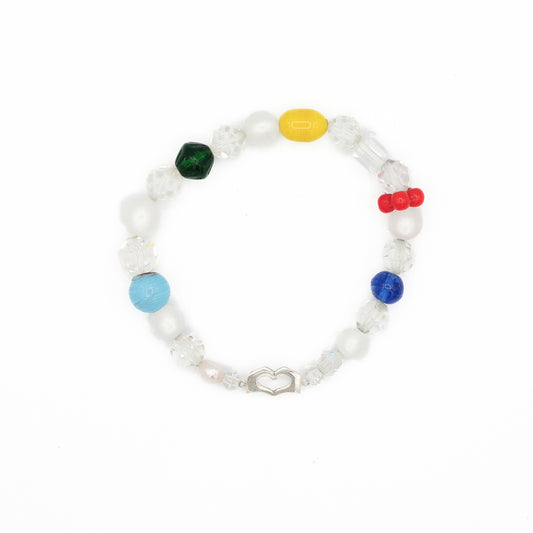 Primary Color Mixed Bead Bracelet
