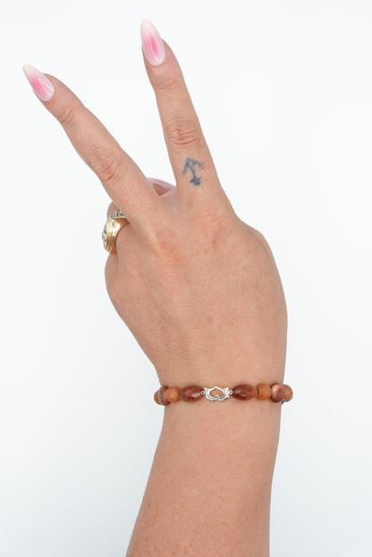 Vintage Goldstone Beaded Bracelet