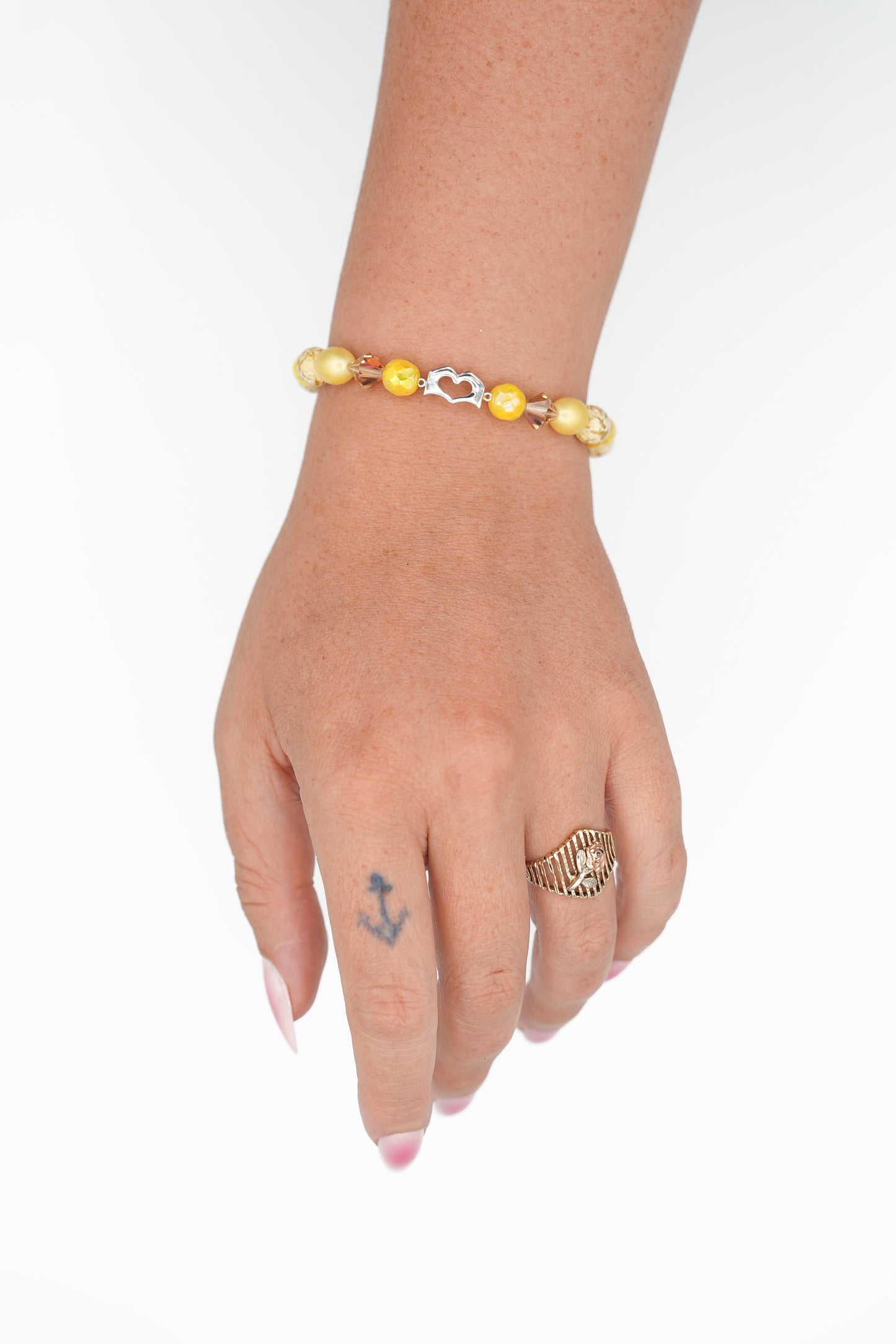 Vintage 60's Mixed Bead Bracelet